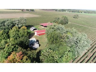 Barn in Van Buren County, Michigan - LAND AUCTION - 300+/- ACRES SPECIALTY CROP - GRAPES AND HOPS - OFFERED IN 8 TRACTS IN VAN BUREN COUNTY, MICHIGAN